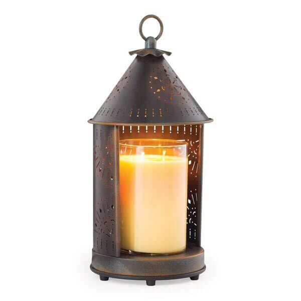 Candle-Warmers-Tin-Punched-Sunshine-Kerzenwarmer-Braun1 Candle Warmers Tin Punched Sunshine Laterne Kerzenwärmer