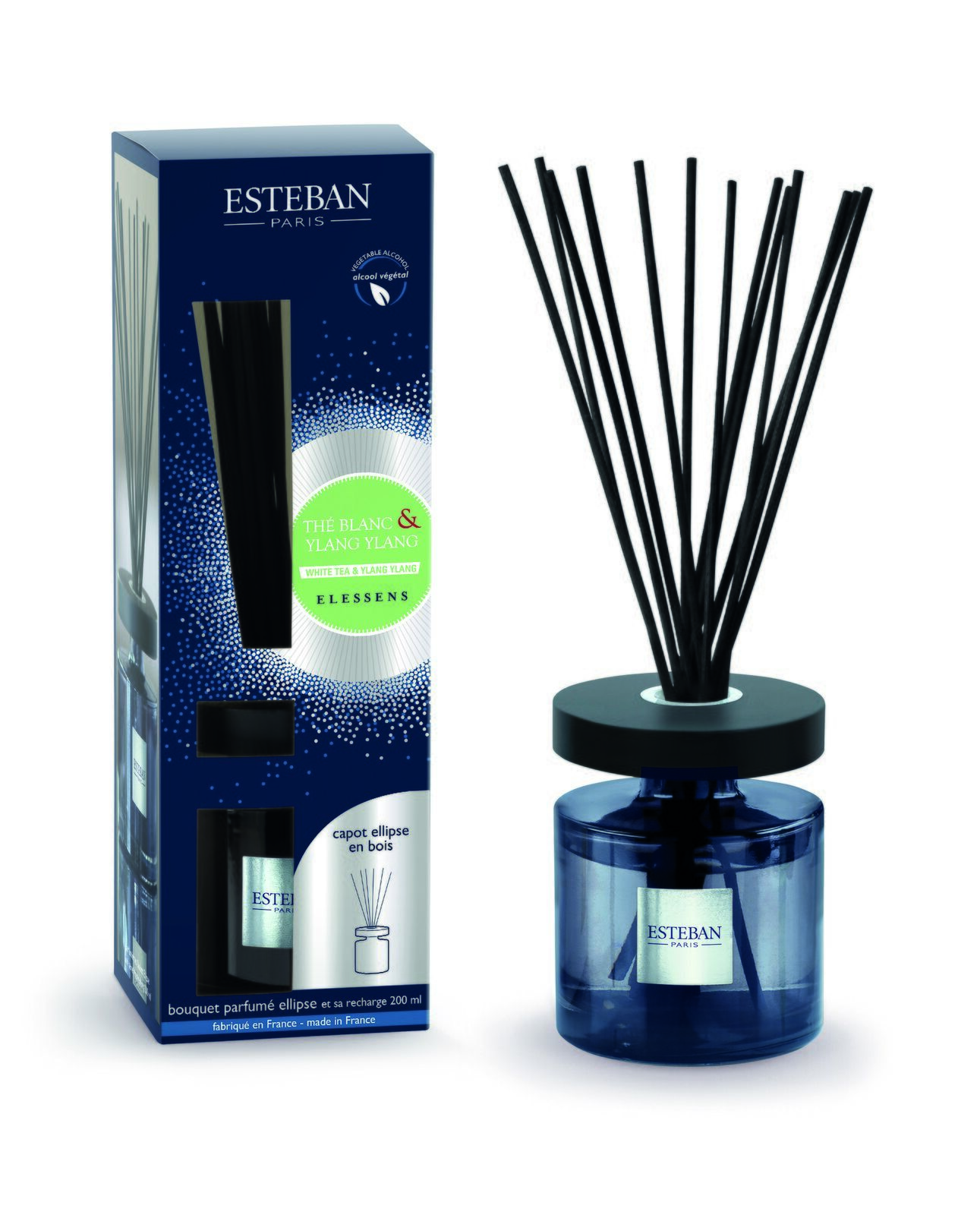 ETY-020 Weißer Tee & Ylang Ylang Bukett Ellipse 200ml