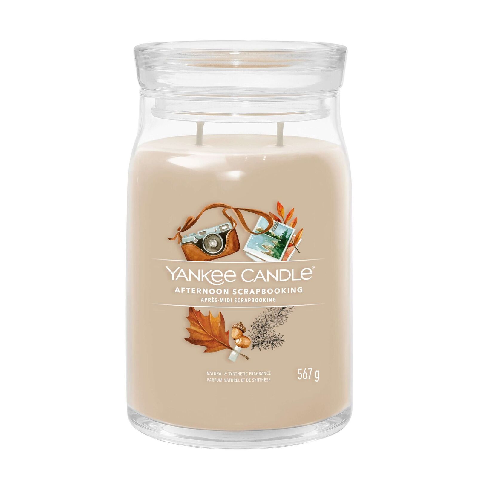 Afternoon Scrapbooking Signature Large Jar 567g 2-Docht Krug