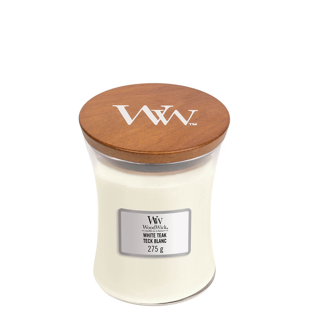 92039E_lid White Teak 275g von Woodwick