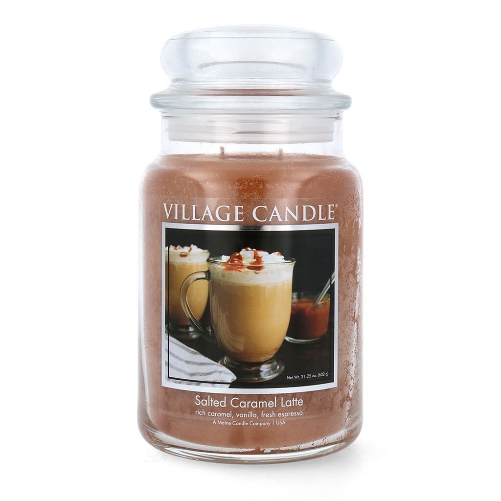 village-candle-salted-caramel-latte-duftkerze-grosses-glas-602-g Salted Caramel Latte 602g