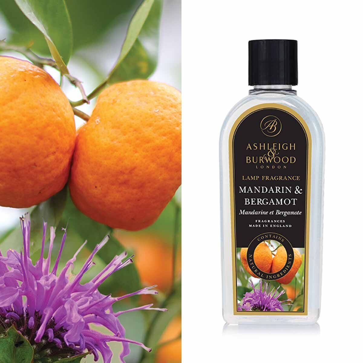 Mandarin & Bergamot 500ml Duftlampenöl Nachfüller Zitrusfrucht, Obst, Orange, Flasche, Grapefruit