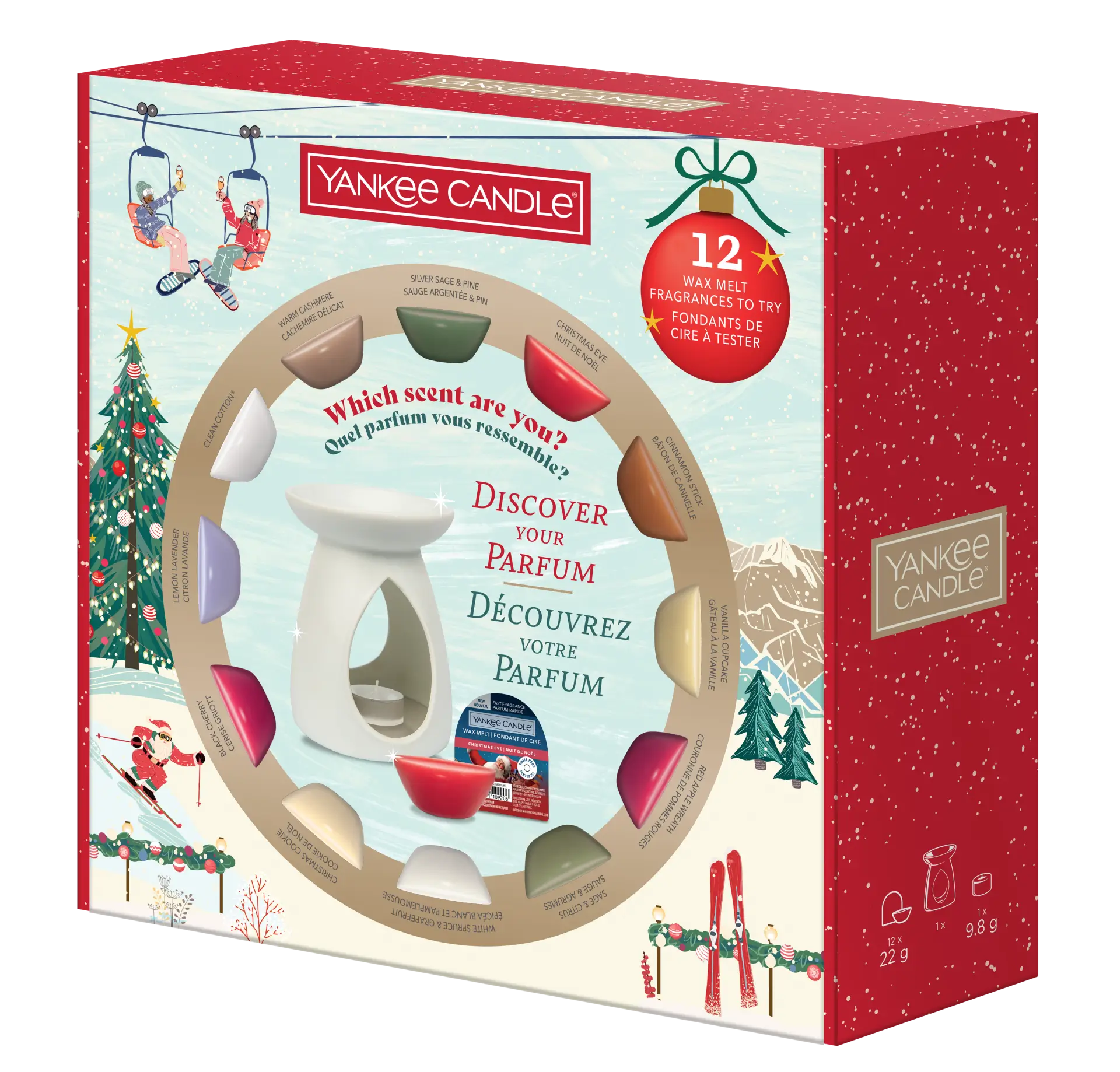 12 Wachsmelts & Duftlampe Geschenkset Weihnachten 2025 12 Wachsmelts & Duftlampe Geschenkset Weihnachten 2025