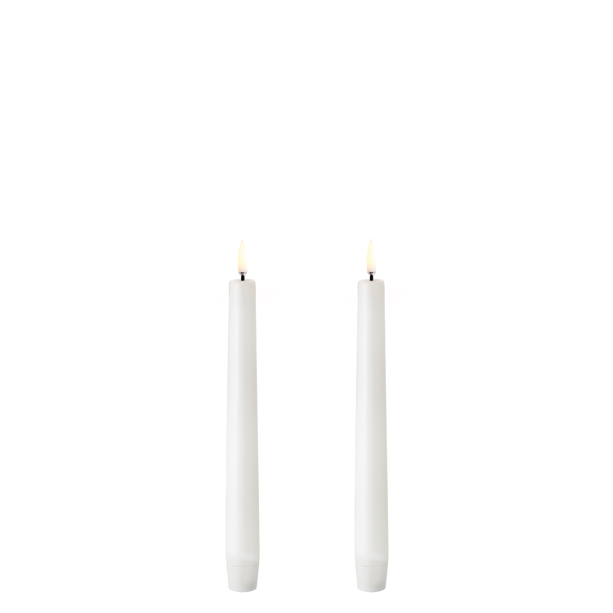 Uyuni LED Tafelkerze 20cm nordic white 2 Stück
