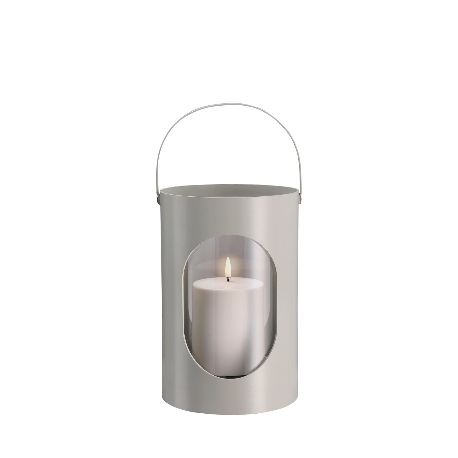 Ekta Light House Lantern Medium Light Grey Lampe, Laterne