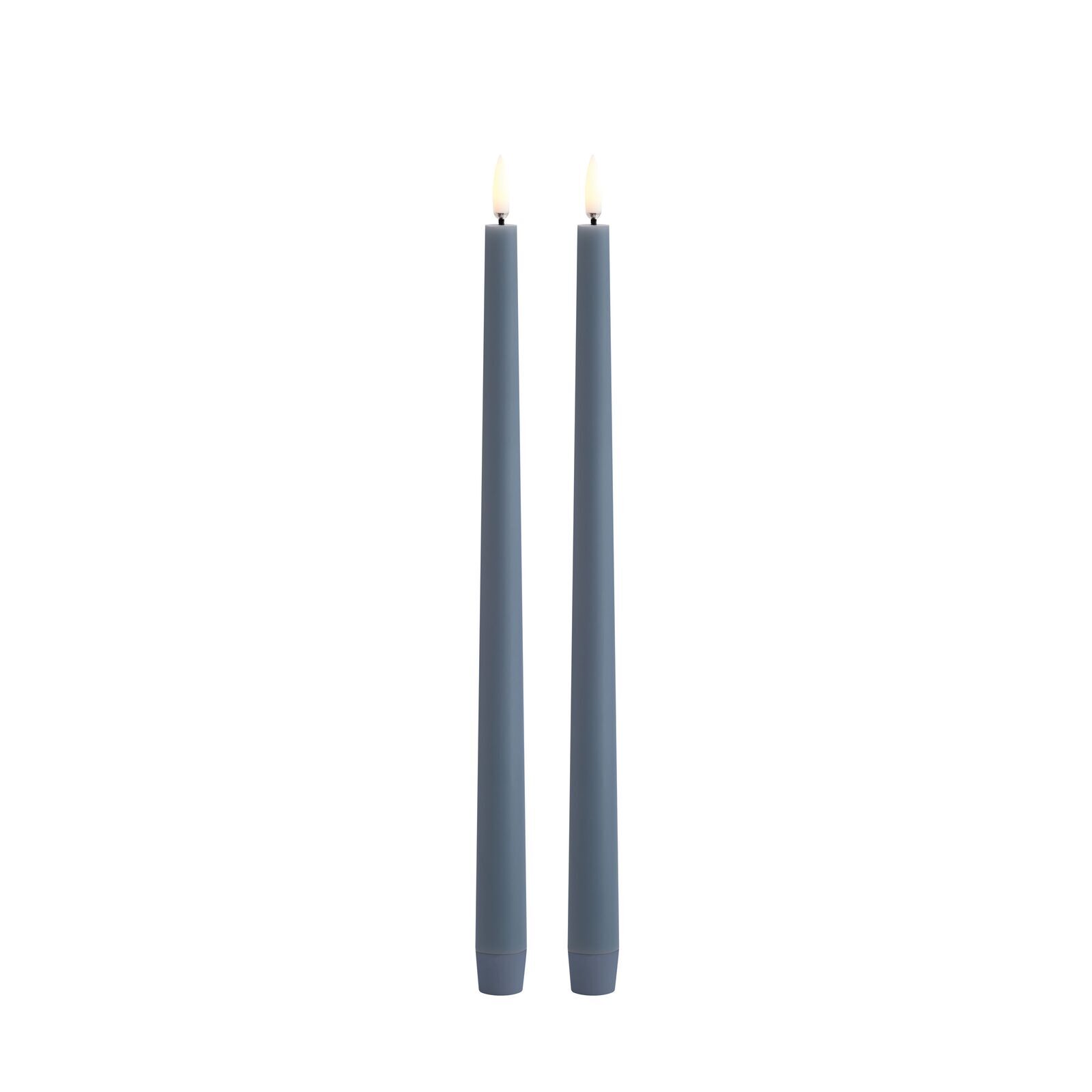 Uyuni-UL-TA-HB02332-2-Slim-Taper-Candles-large Uyuni LED Tafelkerze 32cm slim hazy blue 2 Stück