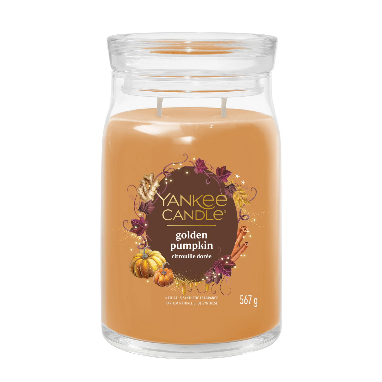 Golden Pumpkin Signature Large Jar 567g 2-Docht Golden Pumpkin Signature Large Jar 567g 2-Docht