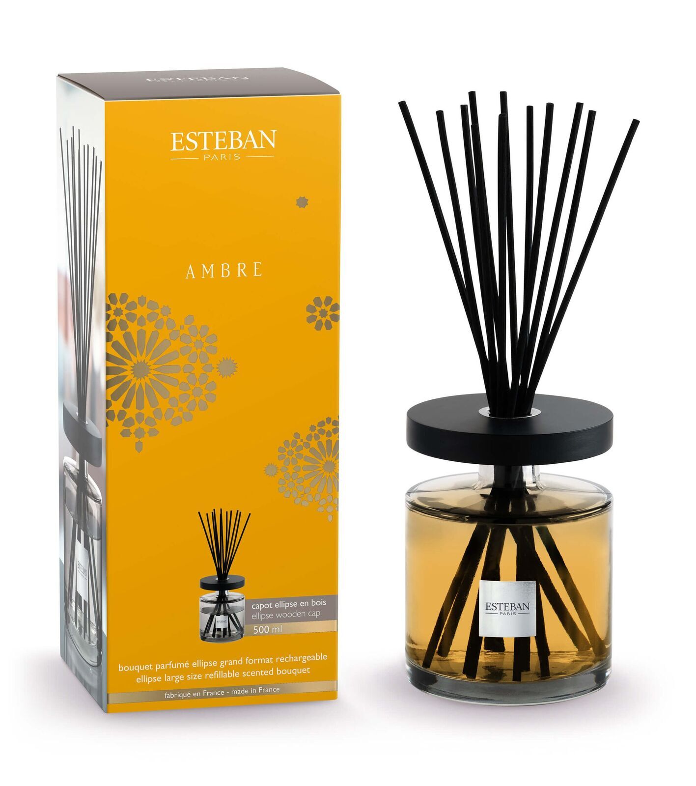 Ambre Bukett Ellipse 500ml Flasche, Weihrauch, Rauchrohr, Kosmetik, Parfüm