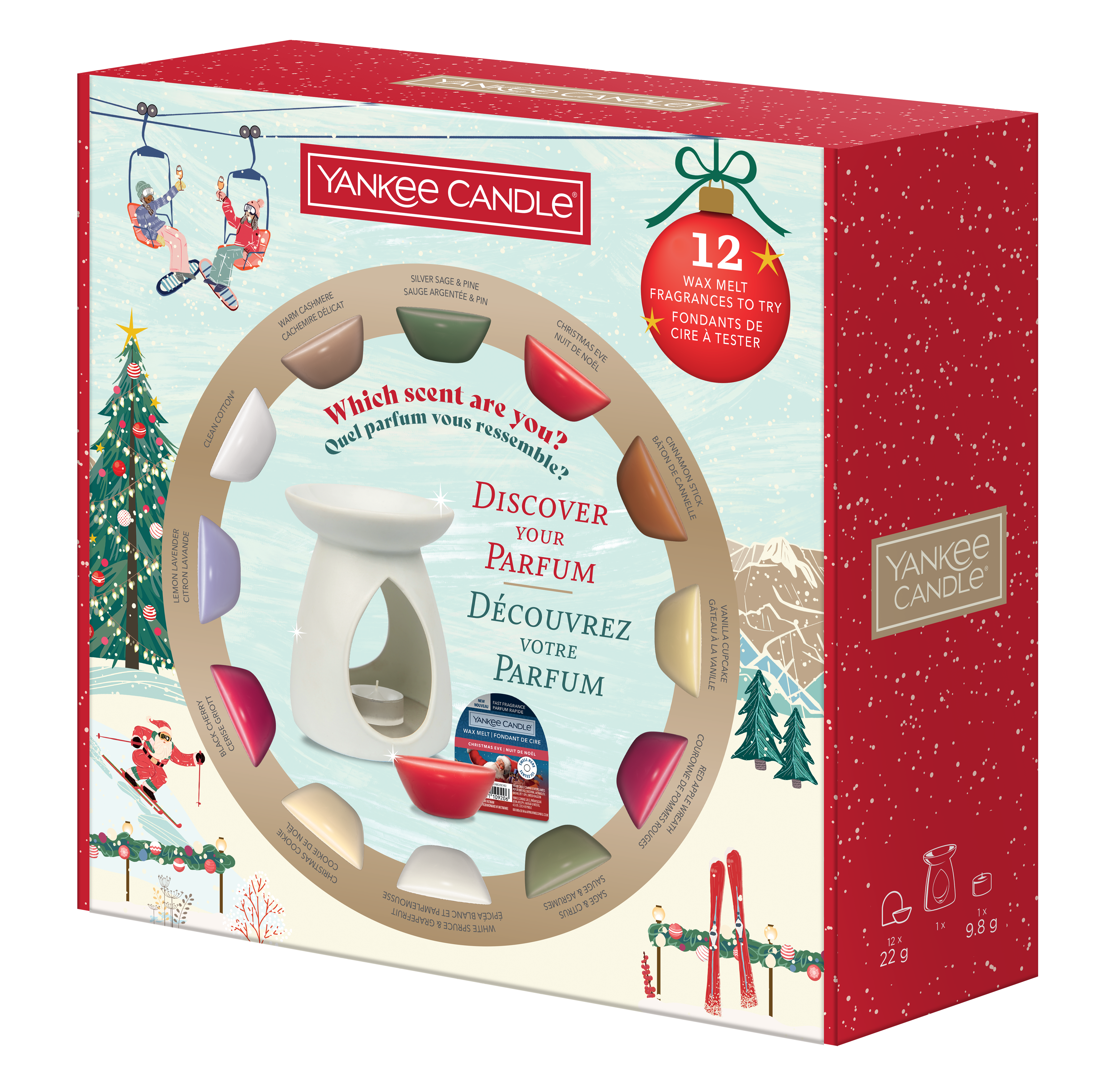 12 Wachsmelts & Duftlampe Geschenkset Weihnachten 2025 12 Wachsmelts & Duftlampe Geschenkset Weihnachten 2025