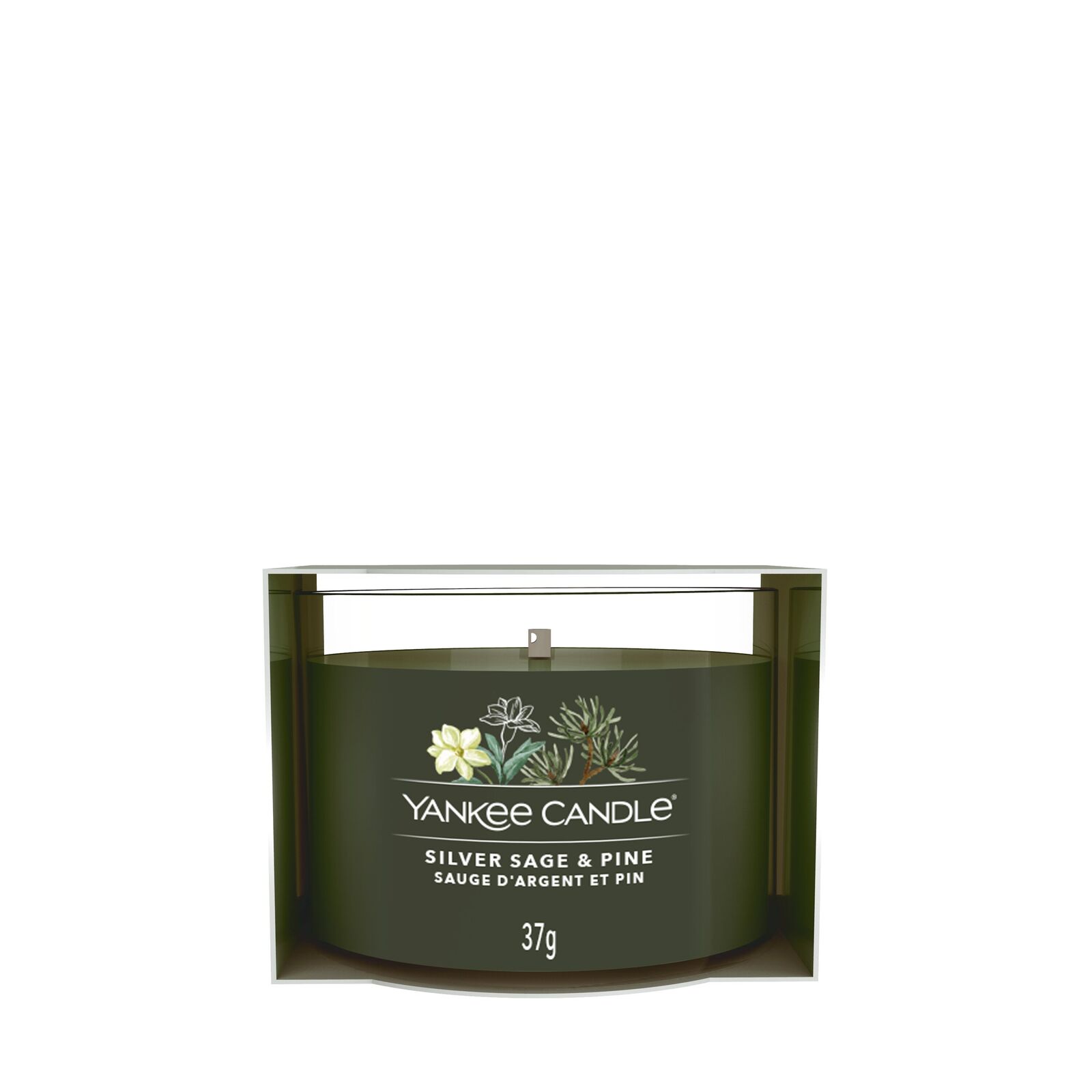 Filled-Votive_Silver-Sage-Pine1 Silver Sage & Pine 37g