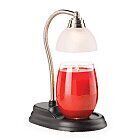 AURORA Lampe Kerzenwärmer (schwarz/silber)
