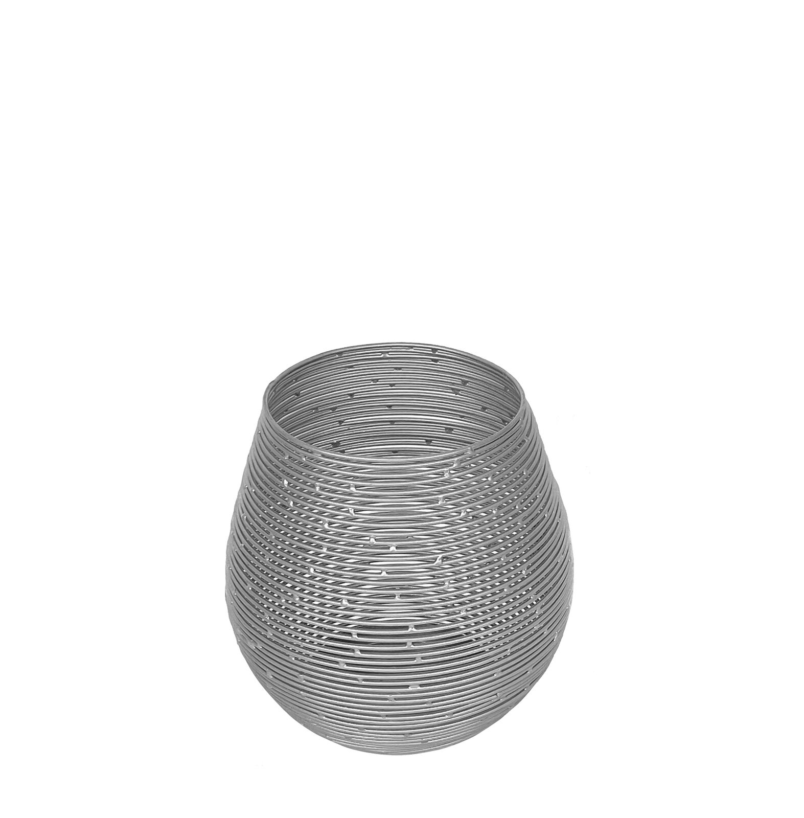 1120012797 Tischlicht Thorin silber 15cm