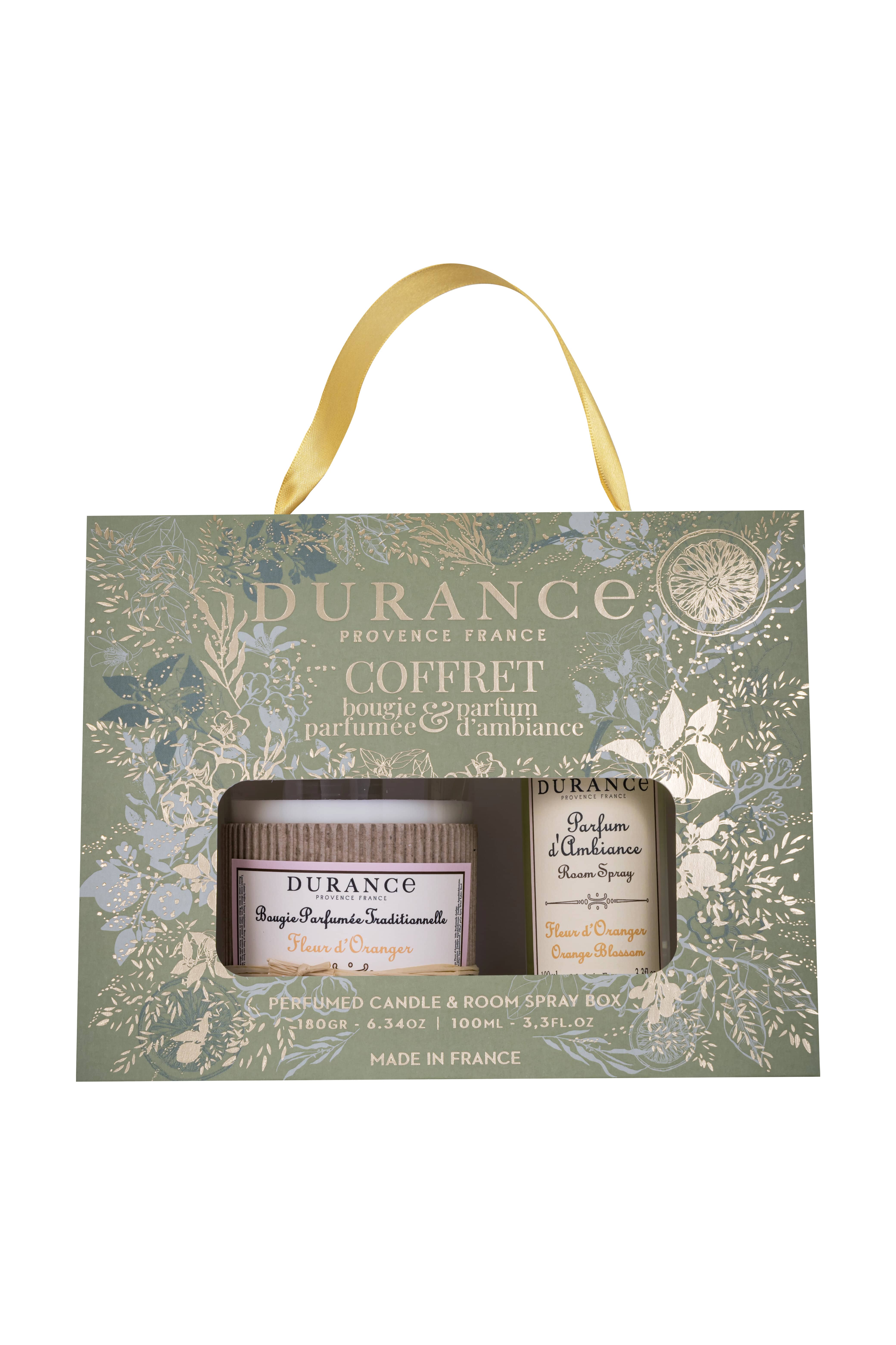 Orangenblüte Duftkerze 180g & Raumspray 100ml Tasche, Zubehör, Handtasche
