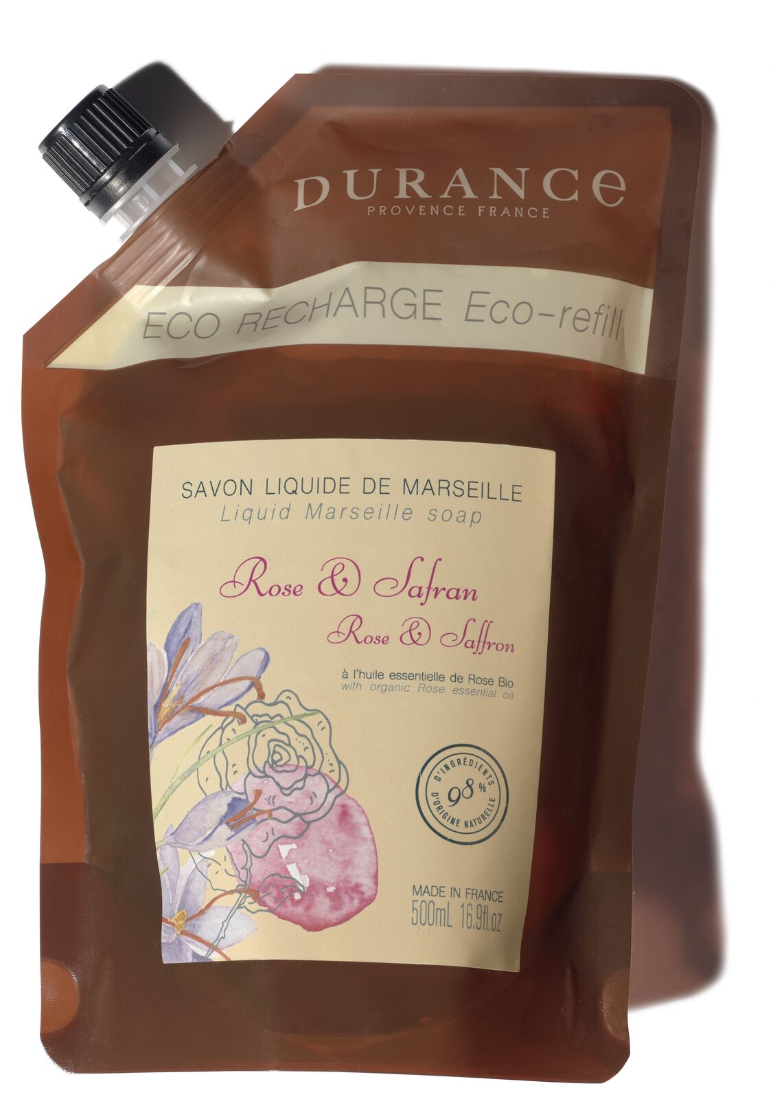 Rose & Safran Marseiller Flüssigseife Nachfüller 500ml