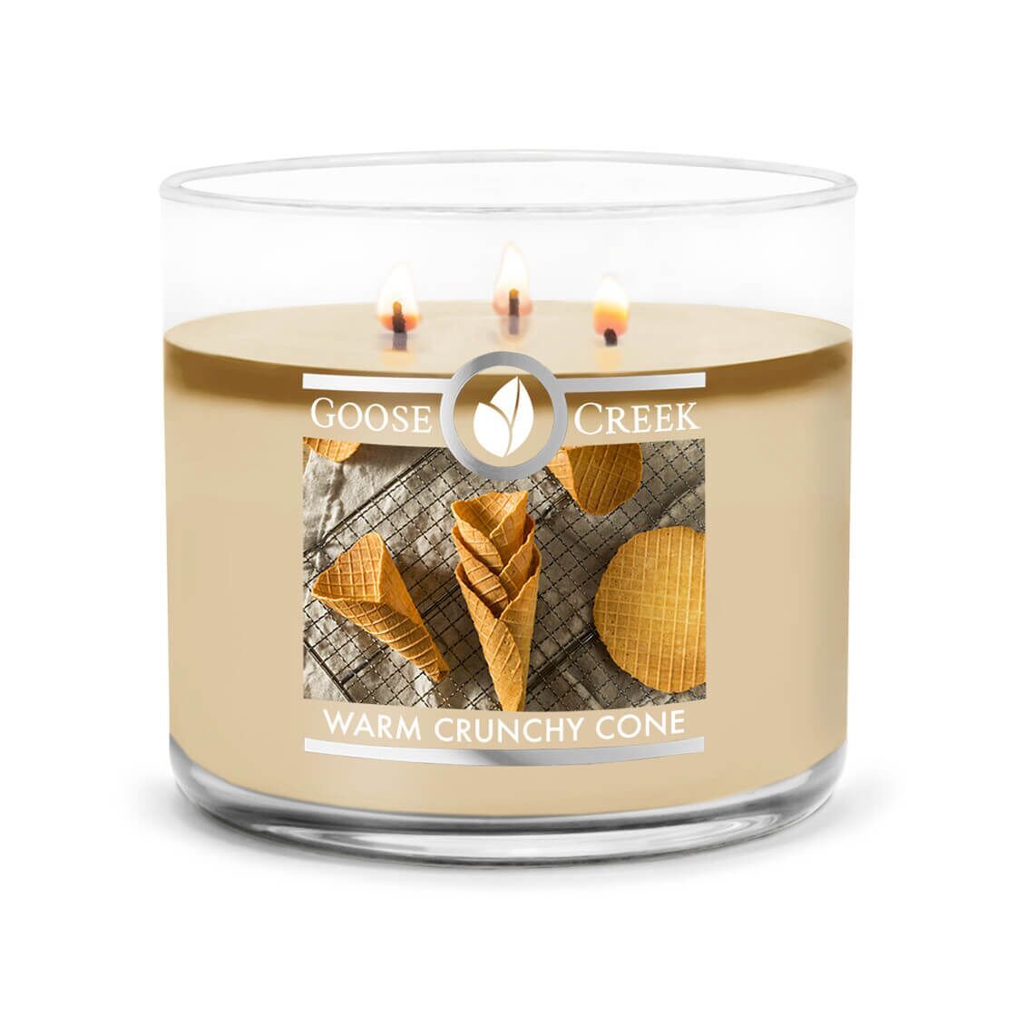 warm-crunchy-cone-3-docht-kerze-411g Warm Crunchy Cone 411g (3-Docht)