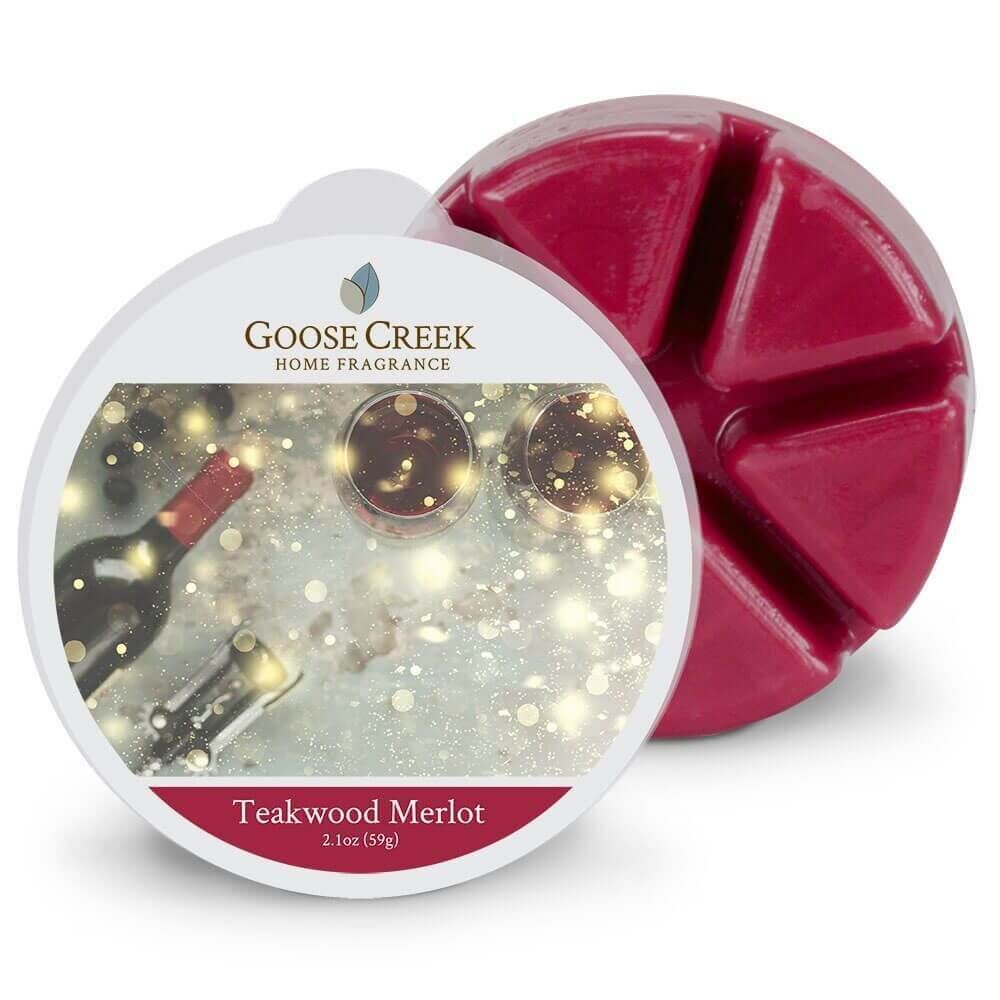 EW671 Teakwood Merlot 59g von Goose Creek Candle