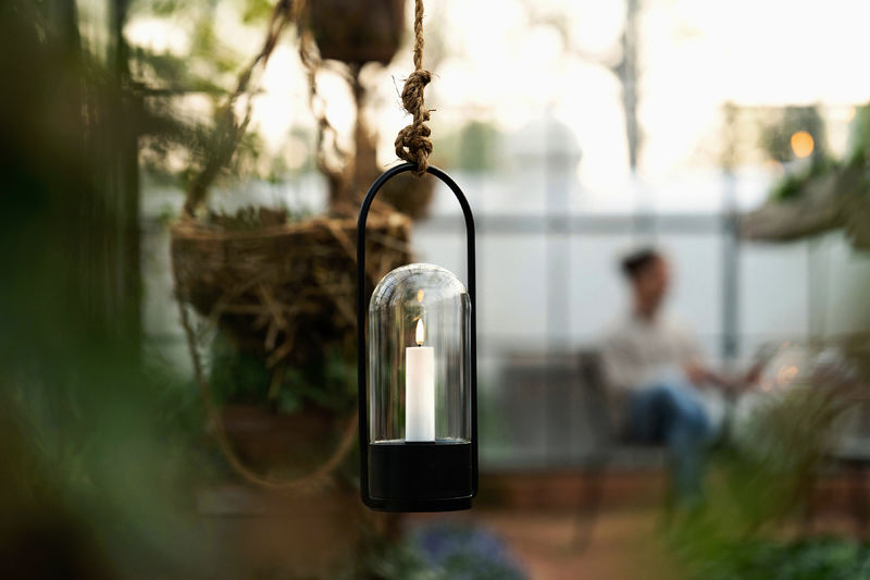 Uyuni Outdoor Lantern Kerzenlaterne schwarz