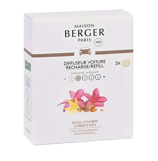 6950REFILL_1048x Sonniger Amber Set 2 Stück Nachfüller Autoduft