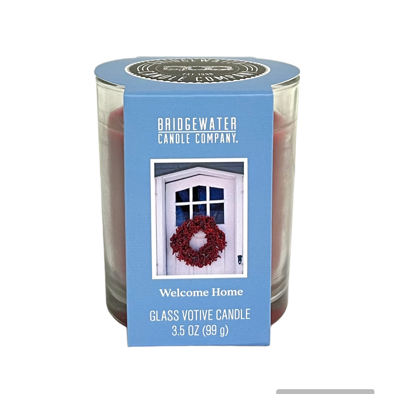 Welcome Home Glasvotivkerze 99g Welcome Home Glasvotivkerze 99g