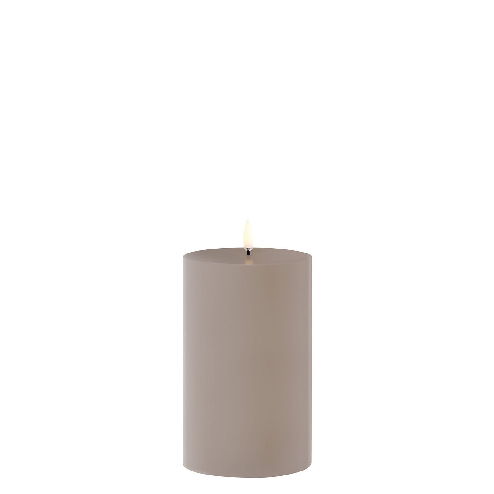UL-OU-SA84015 Uyuni Outdoor LED Stumpenkerze 8,4 x 15cm sandstone