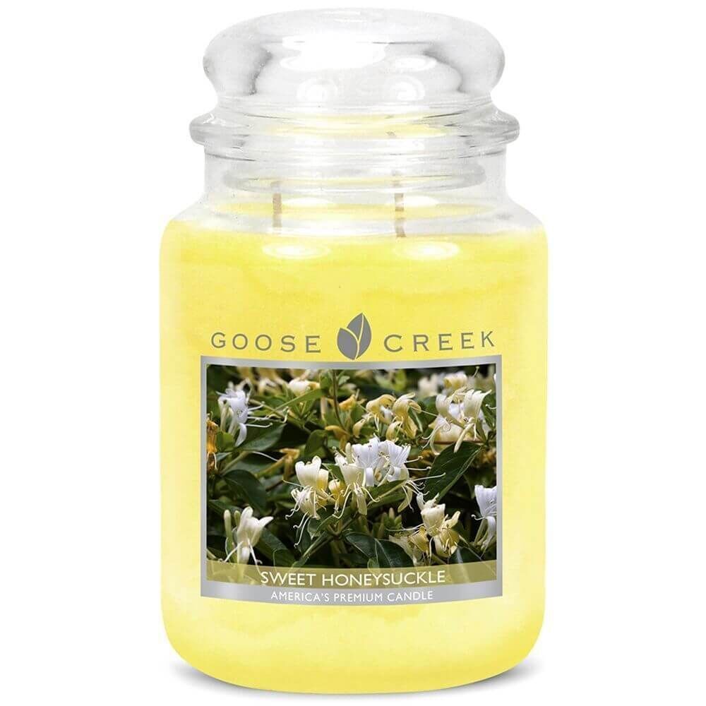ES26196-Sweet-Honeysuckle-Large-Jar Goose Creek Candle Sweet Honey Suckle 680g