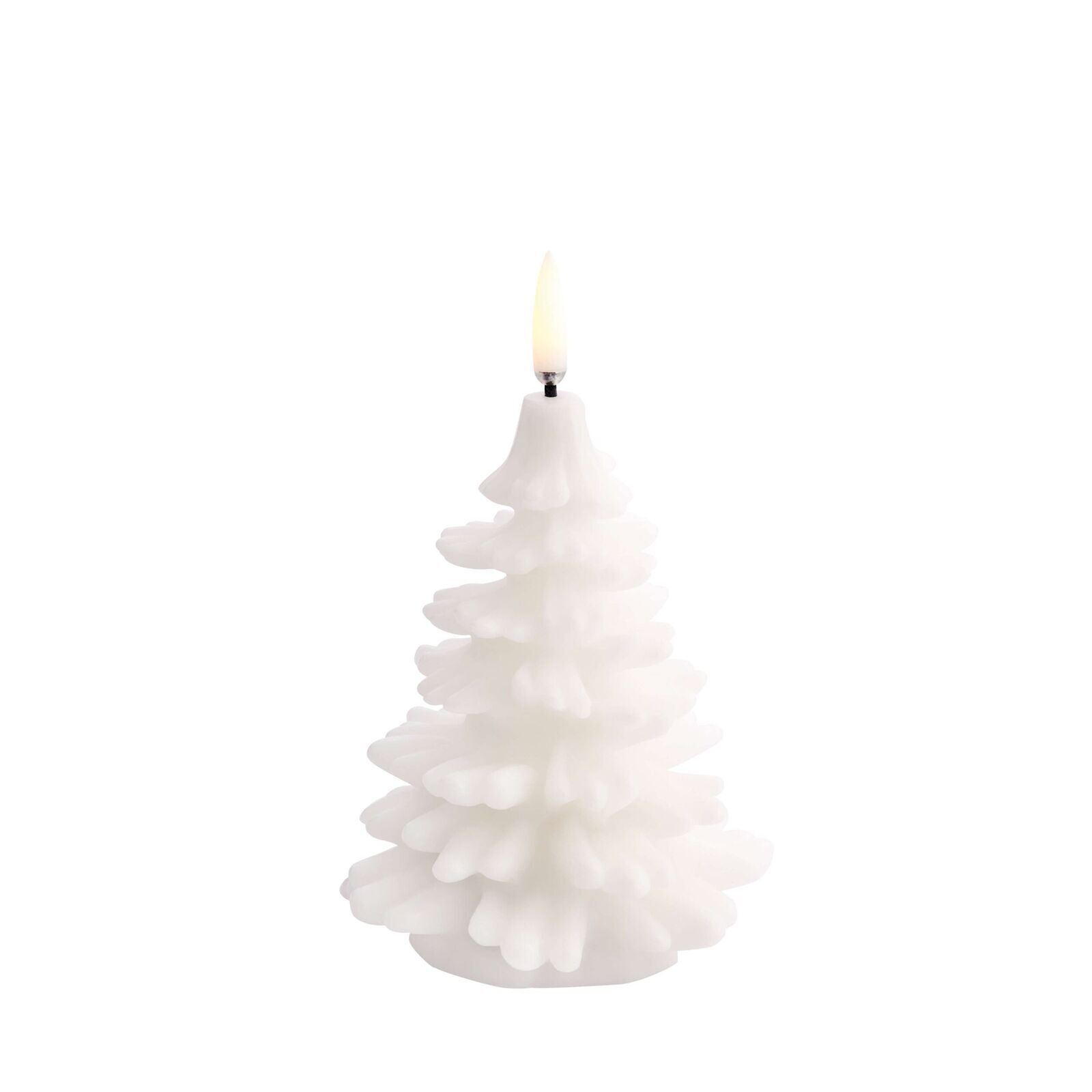 Uyuni LED Kerze Weihnachtsbaum 9x12cm nordic white Uyuni LED Kerze Weihnachtsbaum 9x12cm nordic white