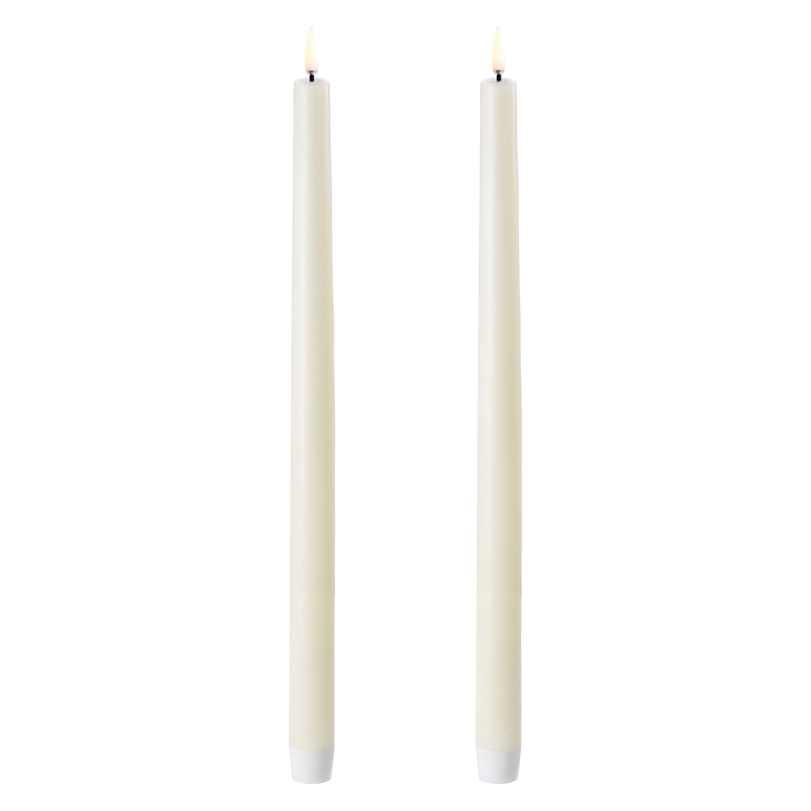 UL-TA-IV02535-2 Uyuni LED Tafelkerze 35cm ivory 2 Stück