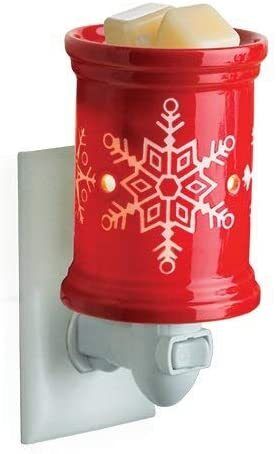 image-7uzlcvkCrA5s8t Red Snowflake Duftlampe für die Steckdose