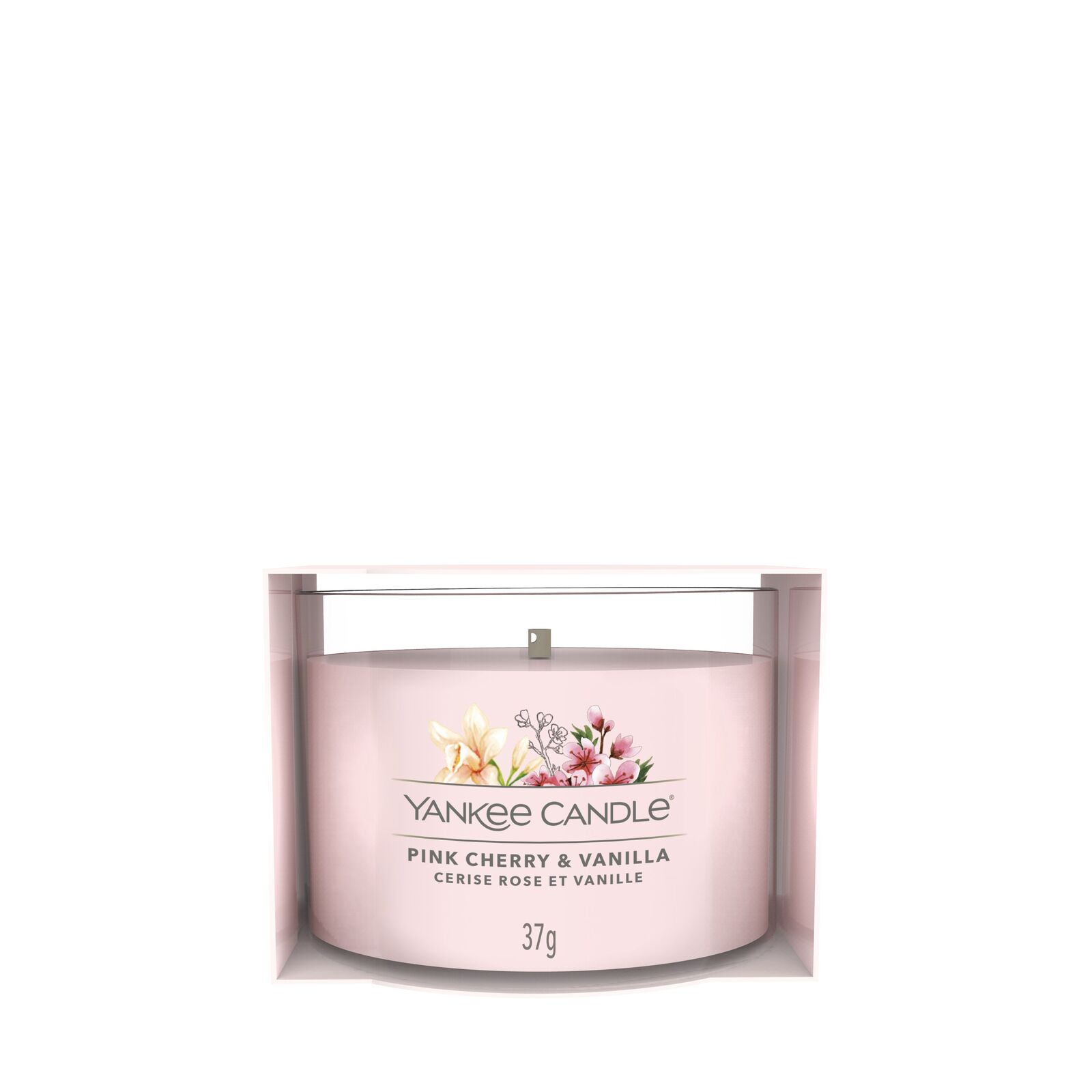Filled-Votive_Pink-Cherry-Vanilla1 Pink Cherry & Vanilla 37g Glasvotivkerze