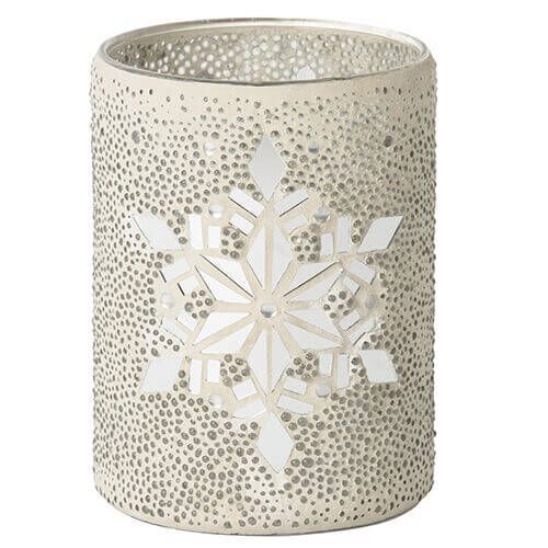 1560110 Yankee Candle - Twinkling Snowflake Jar Kerzenhalter