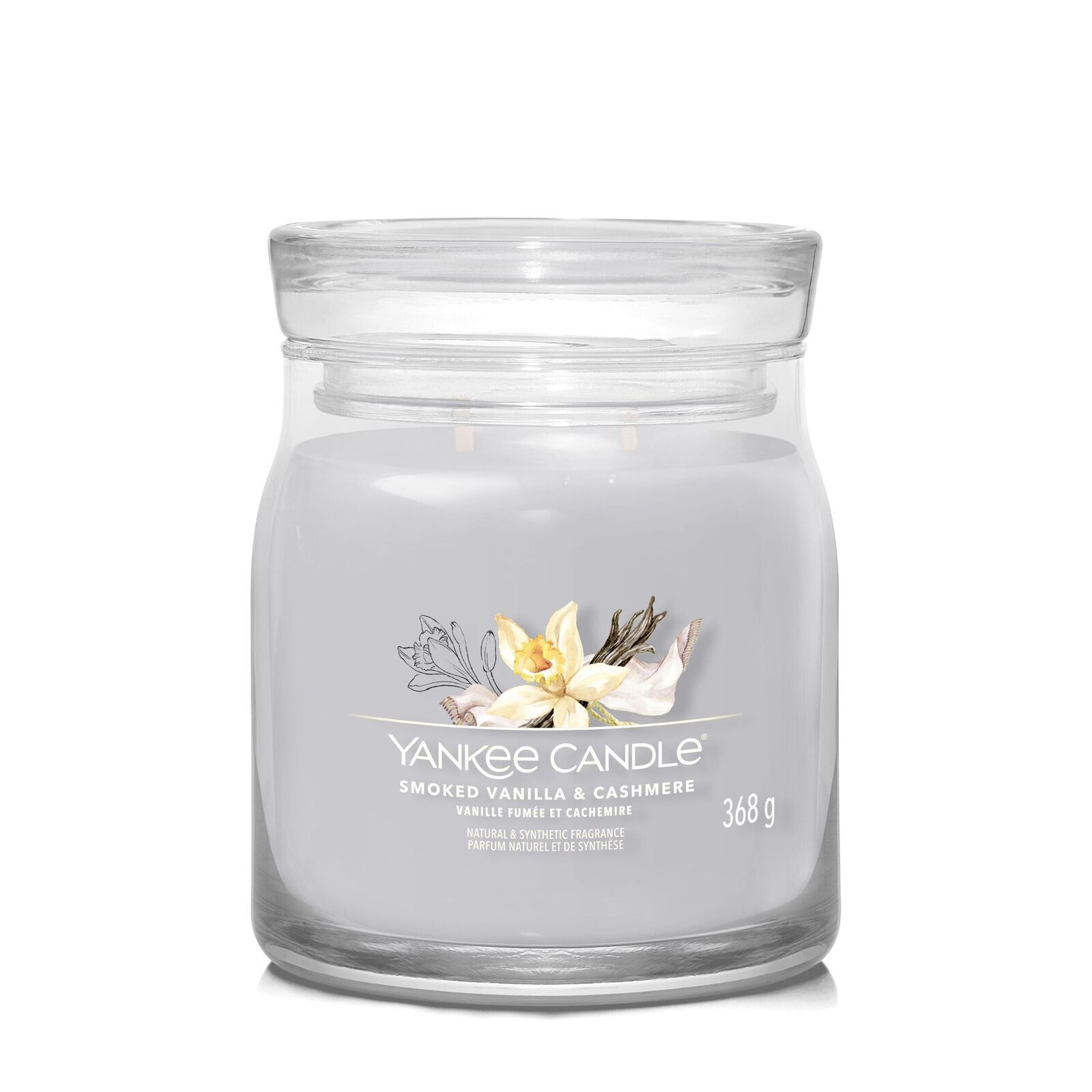 Smoked Vanilla & Cashmere Signature Medium Jar 368g 2-Docht