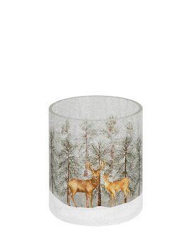 126378_g Windlicht Akron Hirsche 13cm