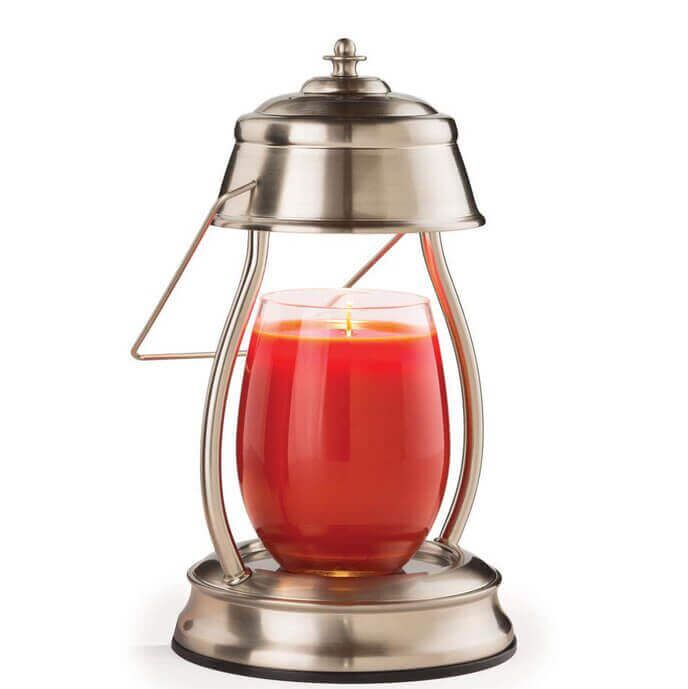 HURRICANE Laterne Kerzenwärmer (brushed nickel) von Candle Warmers Deutschland