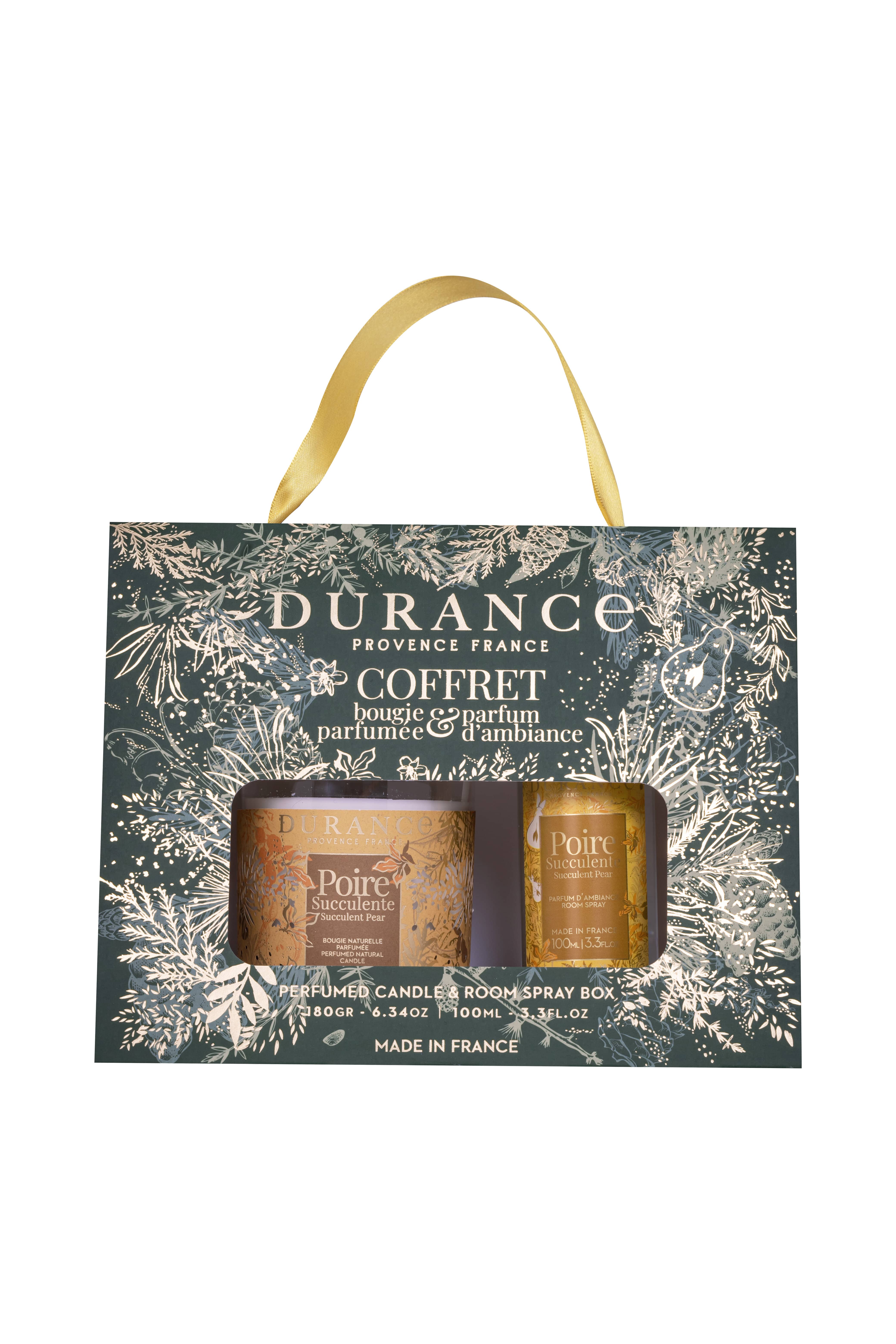Saftige Birne Duftkerze 180g & Raumspray 100ml Tasche, Zubehör, Handtasche