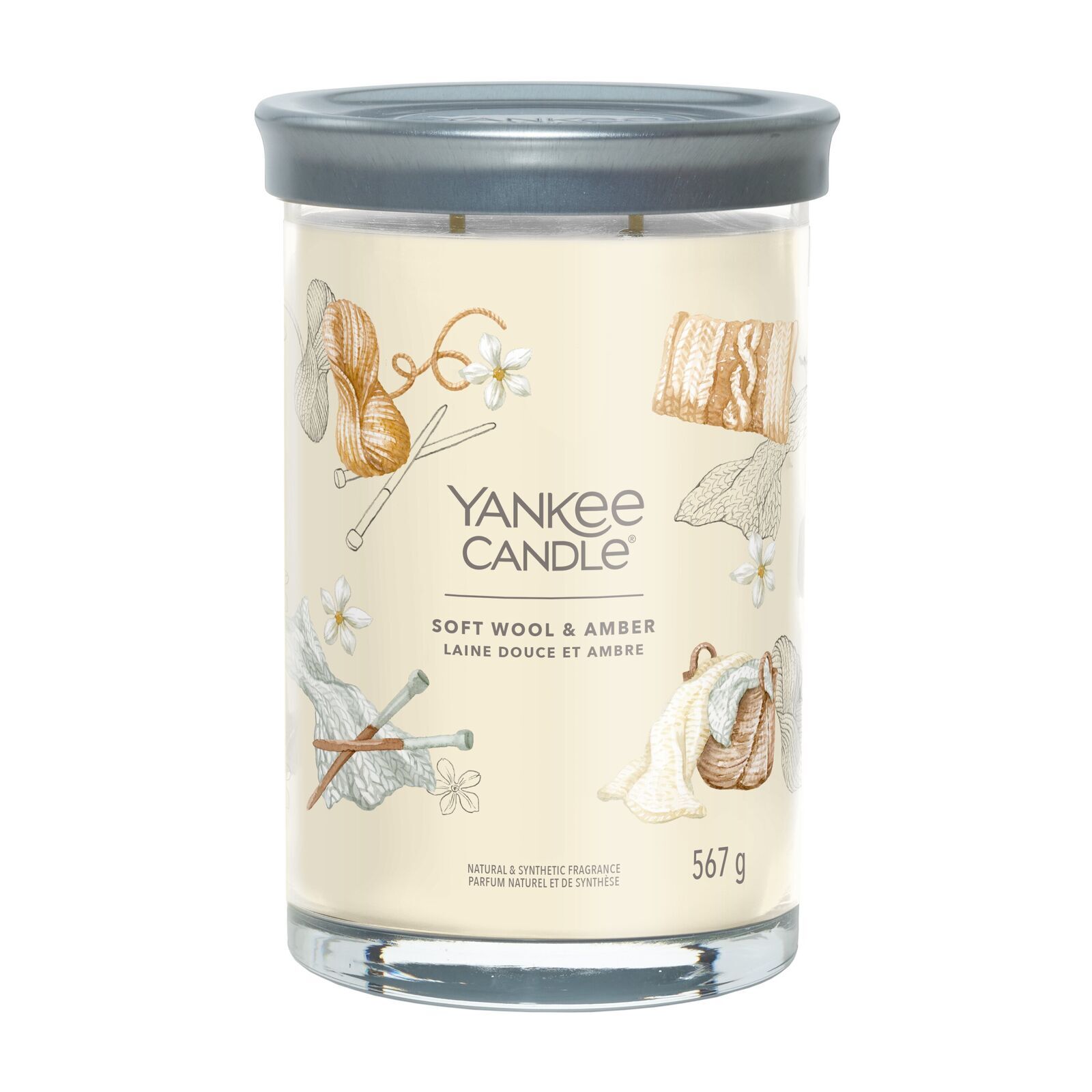 Soft Wool & Amber Signature Large Tumbler 567g 2-Docht