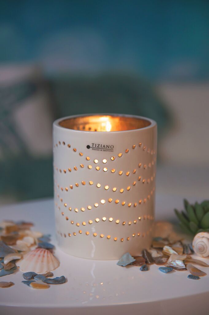 Mazano geschwungen 14cm creme